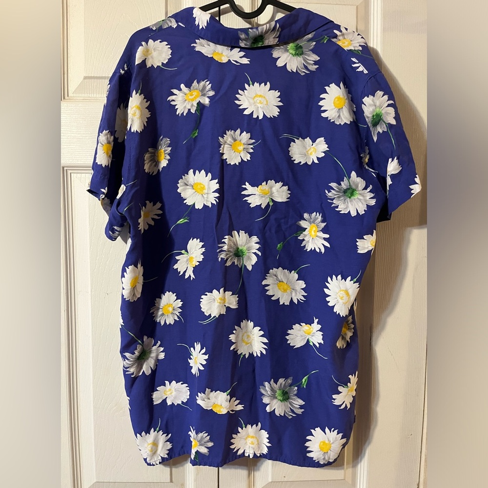 PICONE VIEWPOINT Vintage Floral Button Down Shirt. Retro - Picture 2 of 7